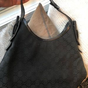 Gucci bamboo hobo purse